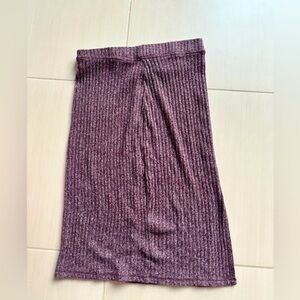 Wilfred Free Burgundy Pencil Skirt Size Medium